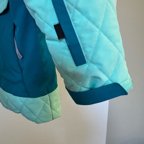Spyder Girls Claire Jacket (10) Teal - Picture 5 of 13